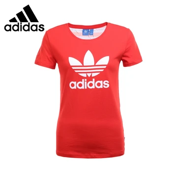Original 2017 Adidas Originals TREFOIL TEE Women's T-shirts short sleeve Sportswear