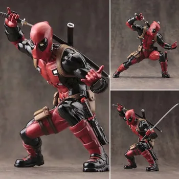 Deadpool Figure Wade Wilson ARTFX+ X MEN X-MEN Weapon X CIVIL WAR Iron Man Wolverine PVC Action Figure Model Collection Toy Gift