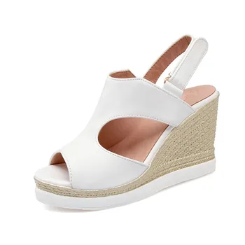 Summer Style Women shoes high heel Casual Platform Flat with Home Beach Flip Flops Platform Sandals Slippers Shoes 530