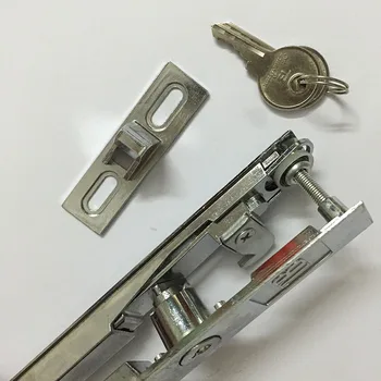 1PCS Double-sided lock for aluminium alloy door and window sliding door window lock with key KF261