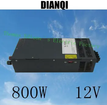 Power suply 12v 800w ac to dc power supply ac dc converter  input 110v or 220v output 12v S-800-12