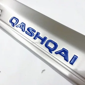 Stainless Steel Internal Door Sills Scuff Plate for 2016 Nissan Qashqai Threshold Strip Welcome Pedal Car Styling Accessories