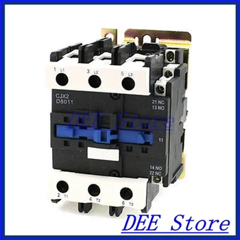 50/60Hz Coil Frequency 3 Phase 1NO 1NC Motor Controller AC Contactor 660V 80A