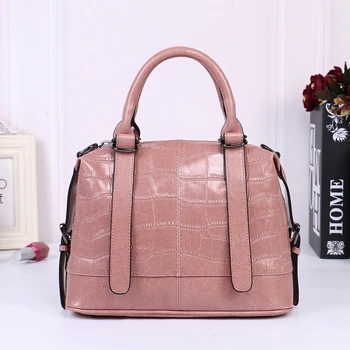 Fashion Genuine Leather Alligator Women Handbags Europe And American Style Shoulder Bags Crossbody Bags Fashion Trend Bags