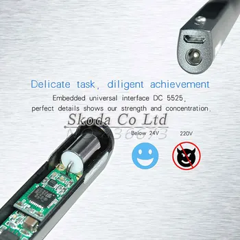 Mini Portable Electric Soldering Iron Programmable OLED Display Digital Temperature Adjustable Soldering Iron