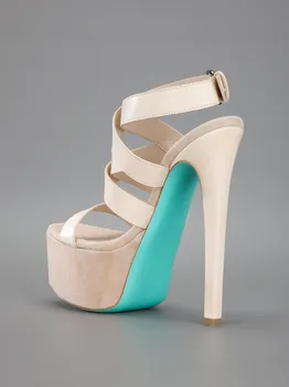 Original Intention Fashion Women Sandals Platform Open Toe Spike Heels Sandals High-quality Shoes Woman Plus Size 4-15