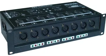 DMX distributor with one input, 8 port output,SO 1307