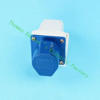 Industrial Socket Plug Coupler 113 CNQD-113 Blue 16A 220V~415V 2P+E 3pin 60PCS/carton