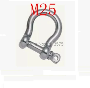 M25 304 321 316 metal stainless steel ss fasterner hardware d bow ring snap pin shackle shackles