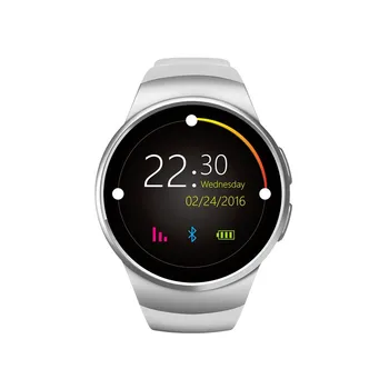 2016 Hot Kw18 Smart Watch Bluetooth Smartwatch SIM Round Heart Rate Monitor Watch for apple huawei xiaomi Samsung Gear S2