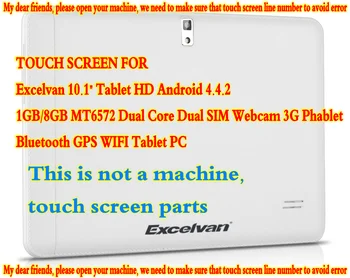 Touch screen for Excelvan 10.1