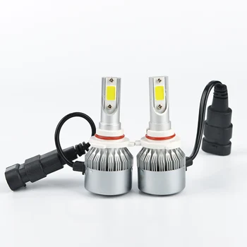 1 Set 72W 7600LM COB Chip C6 LED Headlight 36W 3800LM H1 H3 H4 H7 H8 H9 H11 9005 9006 9012 9004 9007 H13 Car LED Headlight Bulb