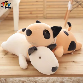 53cm Plush Bull terrier toy stuffed dog toys doll cushion pillow kids baby friend birthday gift present home Deco Triver
