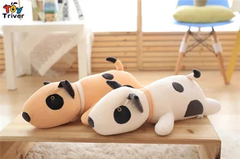53cm Plush Bull terrier toy stuffed dog toys doll cushion pillow kids baby friend birthday gift present home Deco Triver