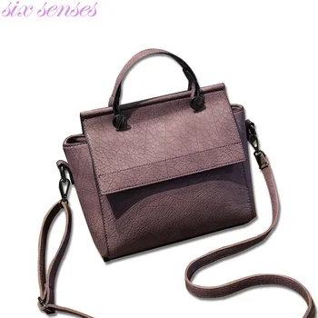 Six senses Women handbag Luxury pu leather shoulder bags casual messenger bag party Crossbody shell bag XD3659