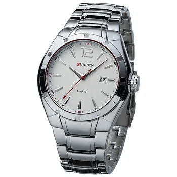 CURREN Men Watches Top Brand Luxury Stainless Steel Strap Wrist Watches Waterproof Sports Watch Relogio Masculino
