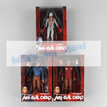 Great 3pcs/lot NECA The Evil Dead Ash Vs Evil Dead Ash Williams Eligos PVC Action Figure Collectible Model Toy