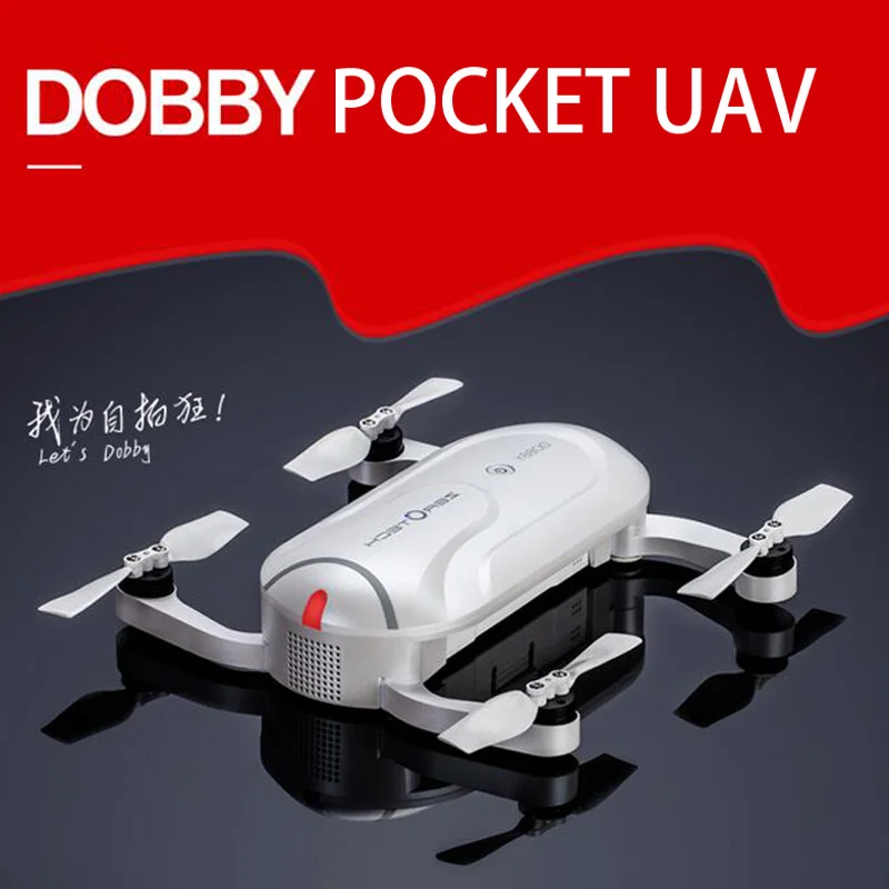 In stock) 2017 Newly Hot ZEROTECH Dobby Pocket Selfie Drone FPV With 4K HD Camera and 3-Axis Gimbal GPS Mini RC Quadcopter