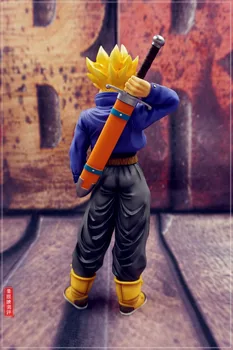 MODEL FANS Dragon Ball Z Absolutely genuine BANDAI Figuartszero 22cm EX super saiyan Trunks PVC figure toy Decoration