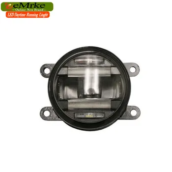 EeMrke Xenon White High Power 2in1 LED DRL Projector Fog Lamp With Lens For Suzuki Grand Vitara Nomade Escudo 2007-