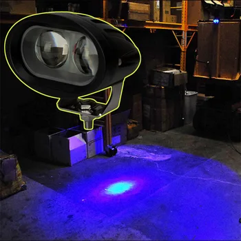 Blue Safety Point Spot Signal Spotlight Driving Led Work Warn Lamp Light Forklift Fork lift Emergency Industrial Warning Safe