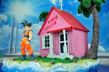 MODEL FANS Dragon Ball Z jacksdo 35cm Master Roshi /Kame Sennin house gk resin scene toy for Collection