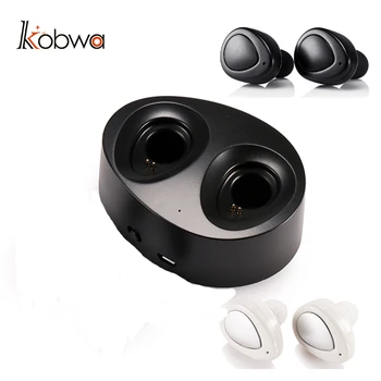 Tws Wireless Bluetooth 4.1 Earphone Stereo Mini Earbuds Portable Handsfree Headset With Charging Station Dock Box For Apple 2