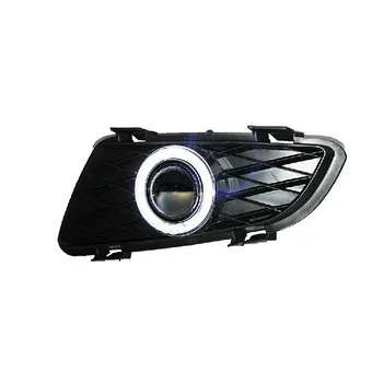 EeMrke LED Angel Eye DRL FOR Mazda 6 2003-2008 Daytime Running Lights H11 55W Halogen Fog Light Lamp Kits