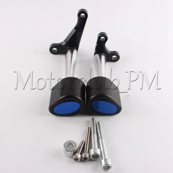 Motorcycle CNC Stator Cover Slider Frame Crash Protectors For Kawasaki ZZR1400 2006-2012 Blue (7 Colors Available)