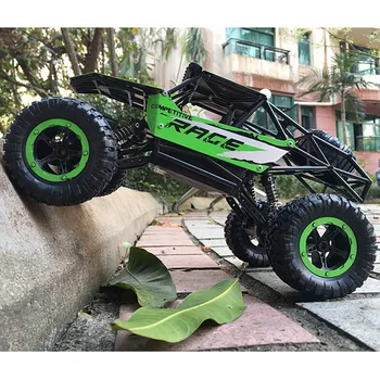 New Alloy RC Climbing Car 4WD 2.4GHz Rock Crawlers Rally Double Motors Remote Control Model Off-Road Vehicle Boys Toy