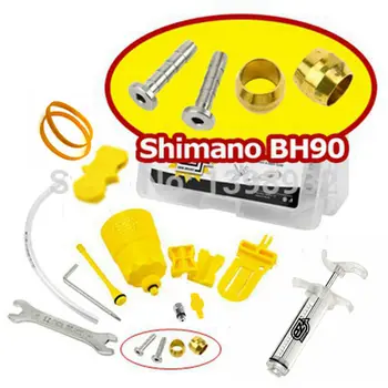 EZ Upgrade 2.2 bike Hydraulic Disc Brake Bleed Kit for Shimano all item M355 ~ M505, Tektro Full Series