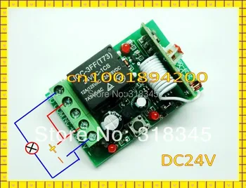 DC 24V 10A Relay 1CH AB Button RF wireless remote control switch system1Receiver /switch&1Transmitter/remote control 315/433MHZ