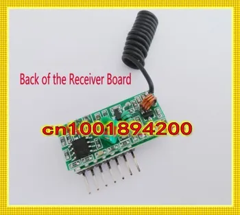 DC5V Receiver Module 4Channel Learning Code Momentary Toggle Latched Adjustable RF Wireless Remote 1Button --1CH Receiver Module
