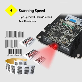 H1800 CCD Sensor 1D Barcode Scanner Scan Engine CCD Bar Code Scanner Scan Module OEM DIY Scan Engine 1D CCD