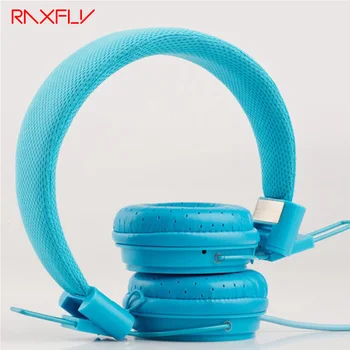 RAXFLY Headphone DJ Headset Cartoon Stereo Earphones For iPhone Samsung Xiaomi PC MP3 With MicCable Control Girly Kids Style