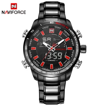 2017 New Luxury Brand Men Sports Army Military Watches Men's Quartz Digital Full Steel Waterproof Wrist Watch relogio masculino