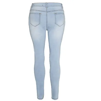 Skinny Denim Jeans Women Pencil Pants Female High Waist Jeans Slim Push Up Trousers Ladies Pants Elastic Plus Size