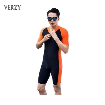 2017 New Short Wetsuit Men Swimwear Thick Diving Suit One-piece Fullsuit Male Surfing Swimming Bodysuit 4 Colors Spearfishing