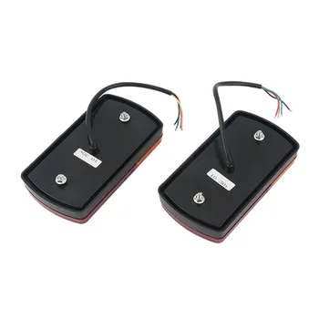 Durable Pair 12v LED Stop Rear Tail Indicator Reverse Lamps Lights Trailer Car Truck Van Combination Taillights
