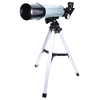 60X 18X 1.5X 90X 27X Astronomical Telescope Landscape Lens Single-tube Telescope with 2 Eyepieces Tripod for Beginners 2017