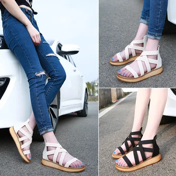 Fashion Low Heel New summer shoes women sandals summer large size comfortable zapatos mujer