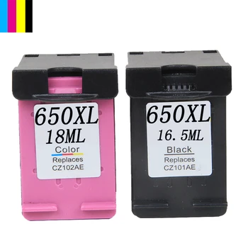 Hisaint Hot 1Set Ink Cartridge Compatible for HP 650 XL for HP Deskjet 1015 1515 2515 2545 2645 3515 3545 4515 4645 Printers