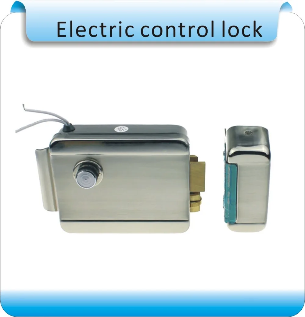 SY1073 Waterproof double tongue Nickel plating, pulley drive Electric control lock /Security door dedicated electronic lock