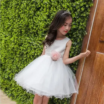 Princess Party Dress Girl Summer Dresses 2017 Brand Kids Dresses for Girls Costumes Clothes Wedding Little Girls Dresses