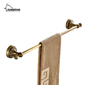 Antique Copper Towel Bar Rack Brushed Single Towel Holder Brass 60cm Towel Rack Bathroom Accessories Products