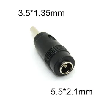 10pcs DC 5.5 2.1mm Female to 3.5 1.35mm plug AC DC Power Plug Connector Adapter
