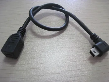 1PCS---Mini USB male to female Mini USB data/charging cable cord for cellphone/tablet/PC/laptop 25cm#56