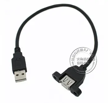 USB 2.0 male to female extension Cable USB 2.0Type A male to female Extension Cable with screw Panel Mount holes 20cm 50cm 1M 3M