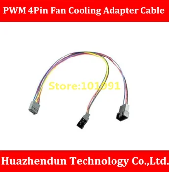 Hot Sell Fan Cooling Adapter Cable PWM 4Pin Available Speed Fan Cooling Adapter Cable 23CM  1/2 Splitter Power Cable