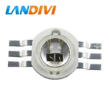 1PCS 5W IR 730nm+UV 400nm High power led Source for led plant growing light Factory wholesale 2 in 1 Bi-color LED